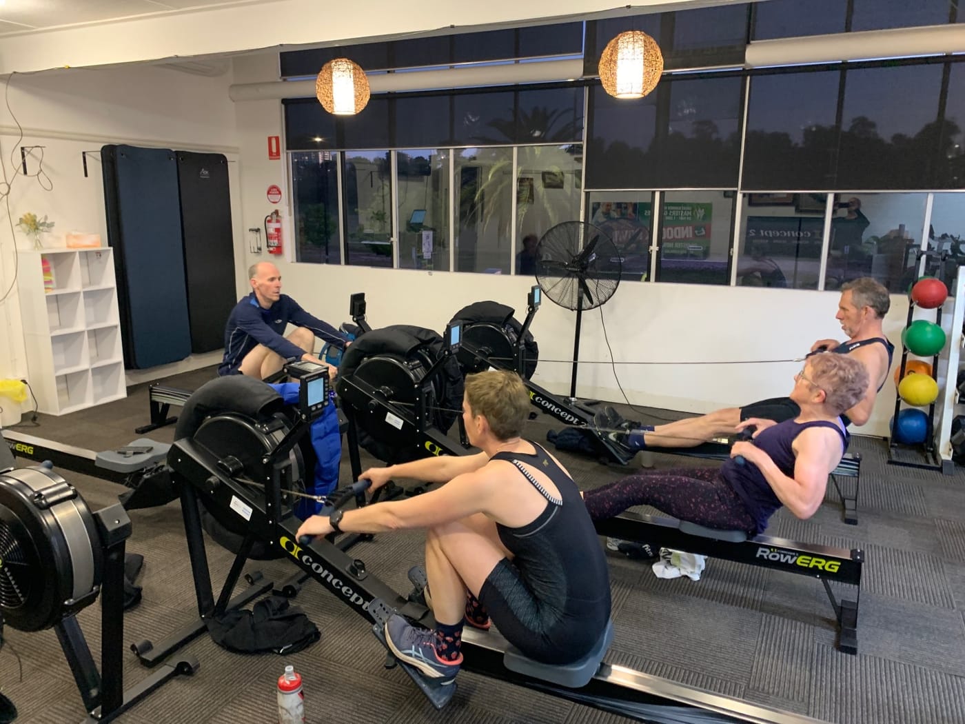 ERGfit Footscray ran AIRC25 across five days, blending first-timers and record breakers. Credit: ERGfit Indoor Rowing, used with permission